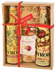 Kitl darčekové balenie na zahriatie – 2 x 500 ml (Jablko, Zázvor a krížalky)