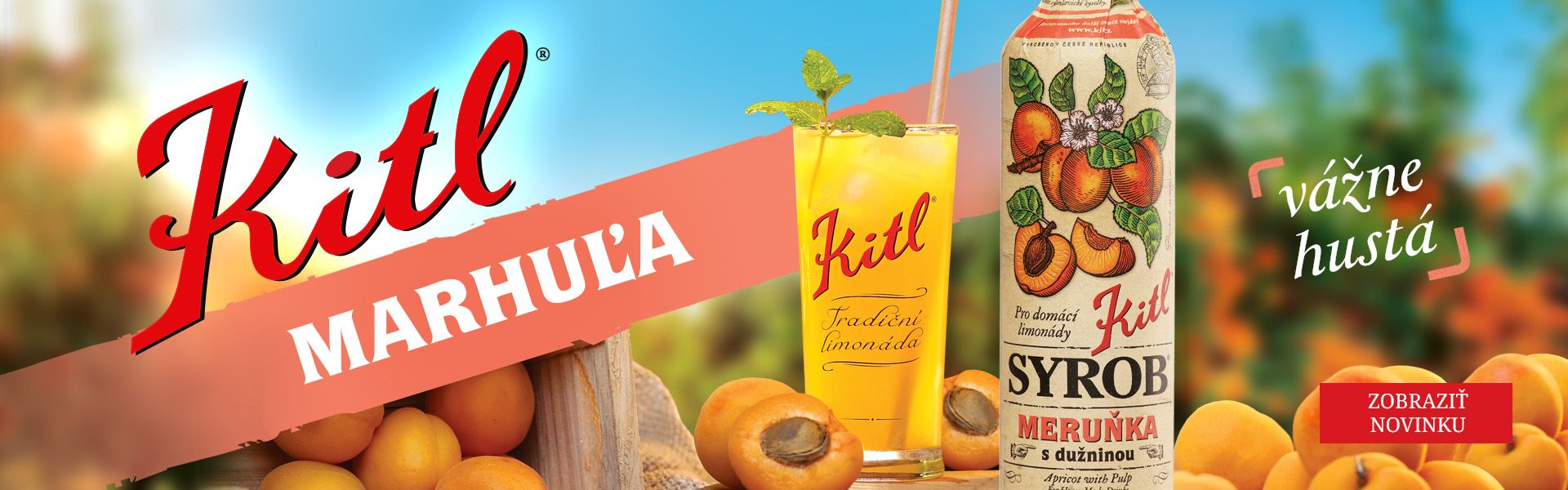 Kitl Syrob Marhuľa - vážne hustá