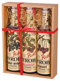 Kitl Darčekové balenie Červené ovocie - 3x 500 ml (Malina, Višňa, Čierne ríbezle)