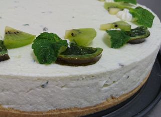 Recept na mätový cheesecake Mojito