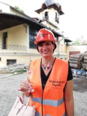 Námestníčka Jitka Volfová na slávnostnom začatí rekonštrukcie Vratislavické kyselky