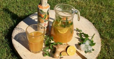 Recept na osviežujúci ľadový čaj s pomarančom