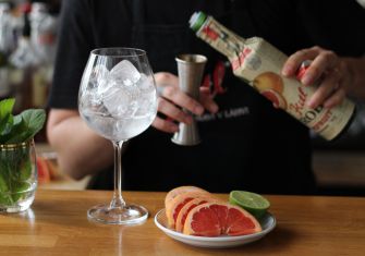Grepový Gin-Tonic koktail
